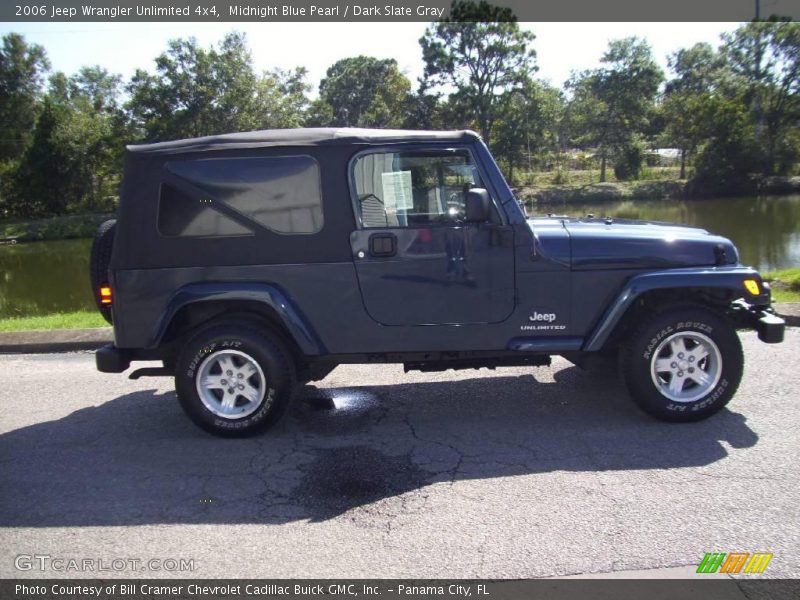 Midnight Blue Pearl / Dark Slate Gray 2006 Jeep Wrangler Unlimited 4x4