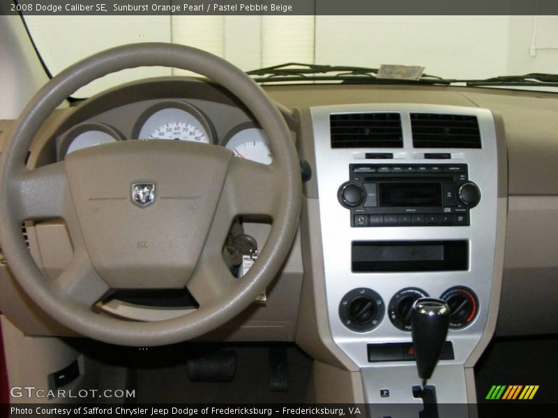 Sunburst Orange Pearl / Pastel Pebble Beige 2008 Dodge Caliber SE