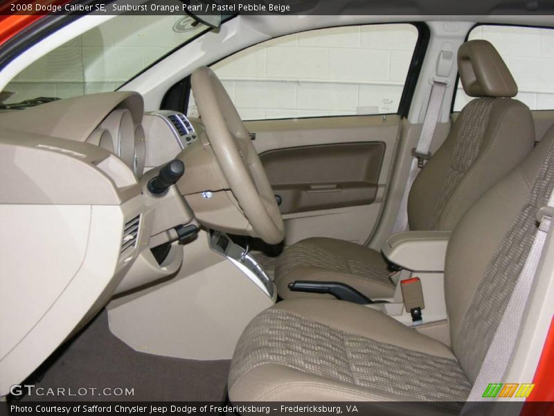 Sunburst Orange Pearl / Pastel Pebble Beige 2008 Dodge Caliber SE