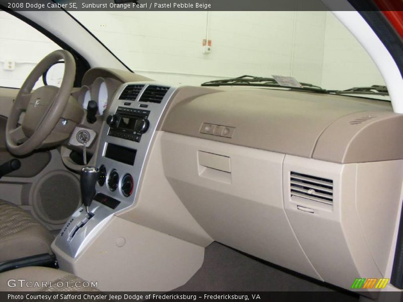Sunburst Orange Pearl / Pastel Pebble Beige 2008 Dodge Caliber SE
