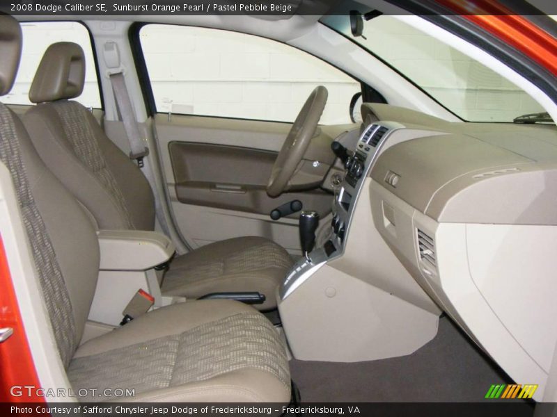 Sunburst Orange Pearl / Pastel Pebble Beige 2008 Dodge Caliber SE