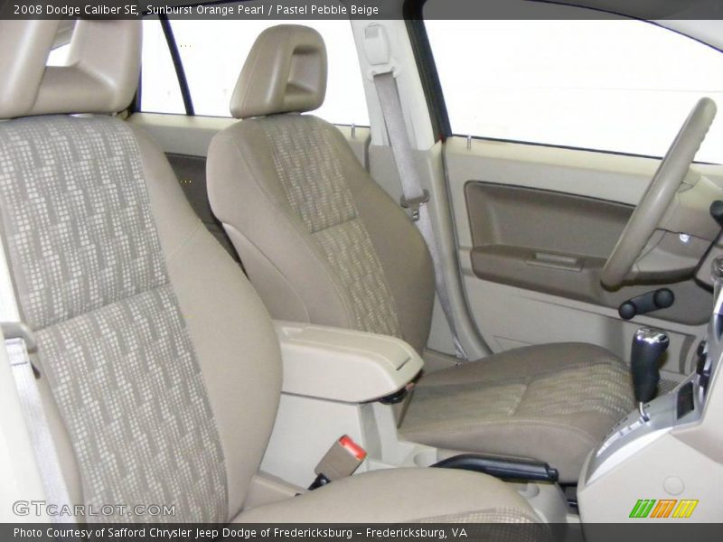Sunburst Orange Pearl / Pastel Pebble Beige 2008 Dodge Caliber SE