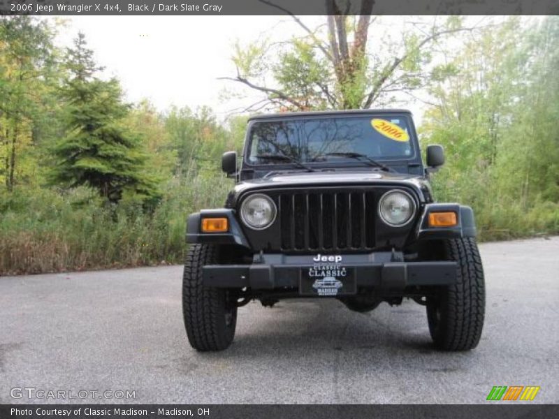 Black / Dark Slate Gray 2006 Jeep Wrangler X 4x4