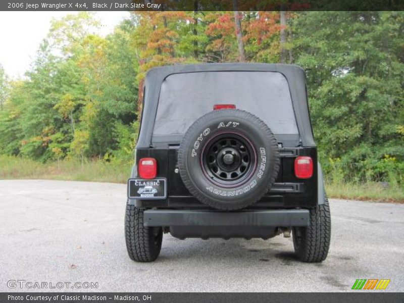 Black / Dark Slate Gray 2006 Jeep Wrangler X 4x4