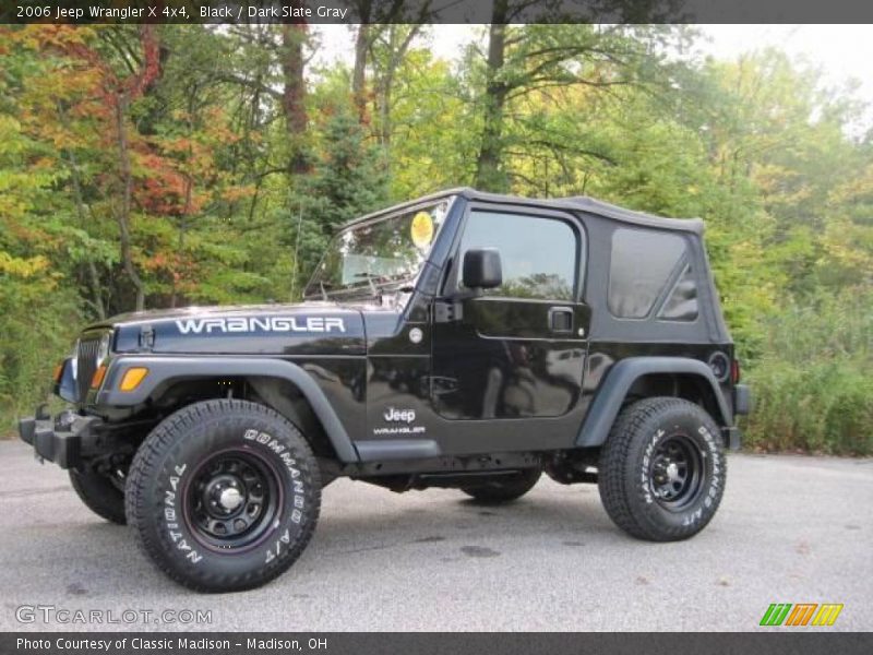 Black / Dark Slate Gray 2006 Jeep Wrangler X 4x4
