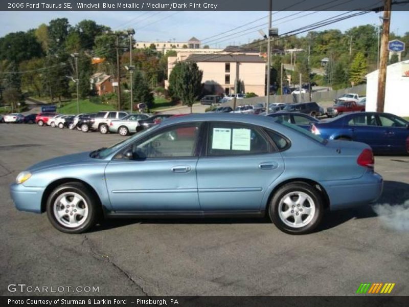 Windveil Blue Metallic / Medium/Dark Flint Grey 2006 Ford Taurus SE