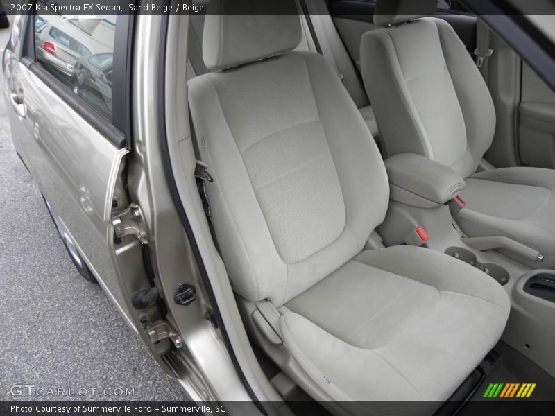 Sand Beige / Beige 2007 Kia Spectra EX Sedan