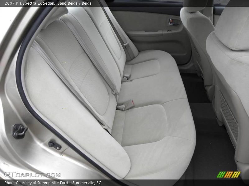 Sand Beige / Beige 2007 Kia Spectra EX Sedan