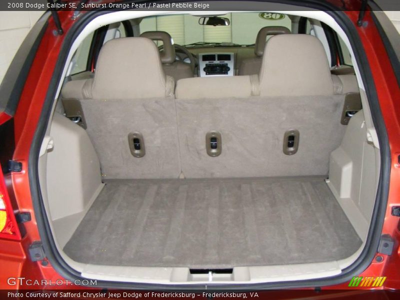 Sunburst Orange Pearl / Pastel Pebble Beige 2008 Dodge Caliber SE