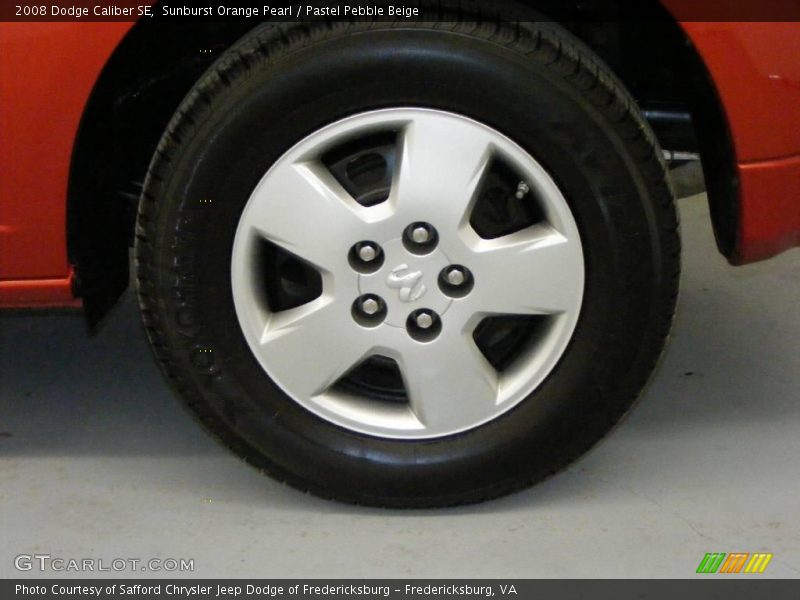 Sunburst Orange Pearl / Pastel Pebble Beige 2008 Dodge Caliber SE