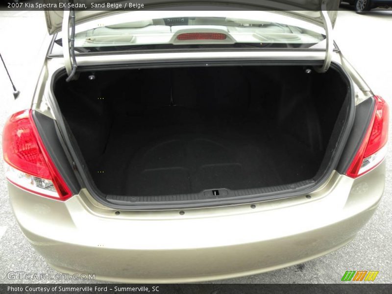 Sand Beige / Beige 2007 Kia Spectra EX Sedan