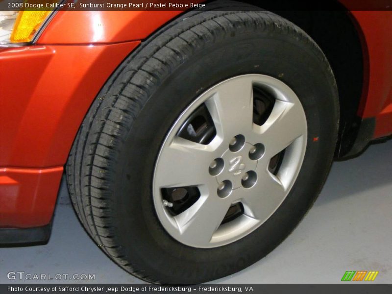 Sunburst Orange Pearl / Pastel Pebble Beige 2008 Dodge Caliber SE