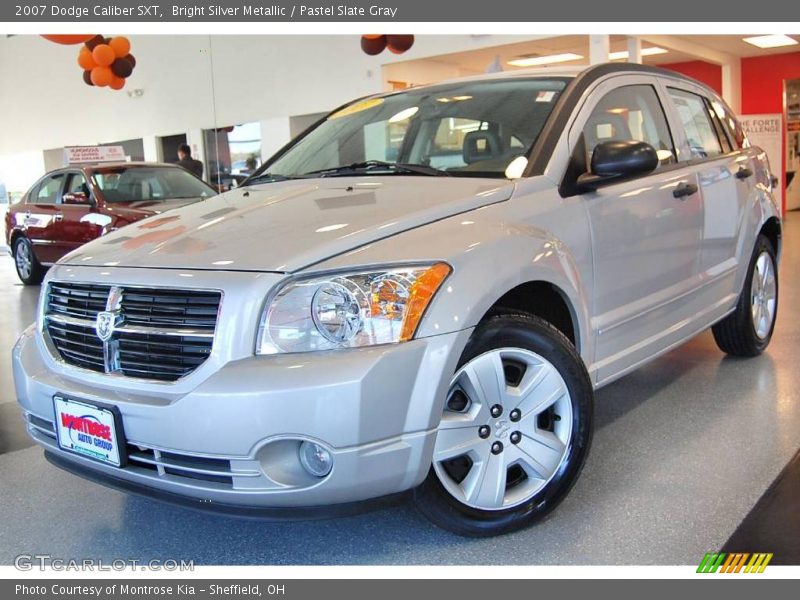 Bright Silver Metallic / Pastel Slate Gray 2007 Dodge Caliber SXT