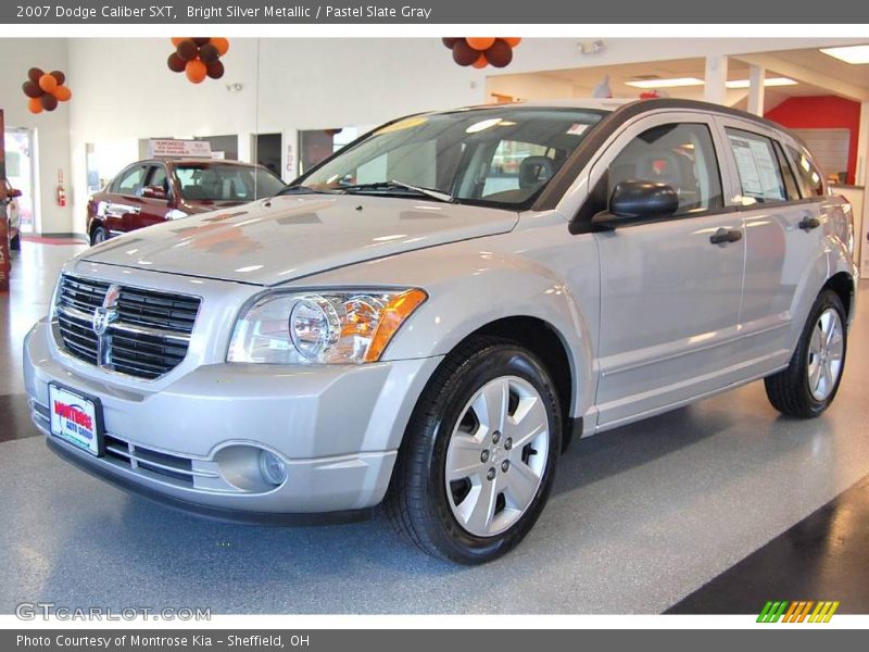 Bright Silver Metallic / Pastel Slate Gray 2007 Dodge Caliber SXT