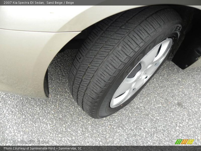 Sand Beige / Beige 2007 Kia Spectra EX Sedan