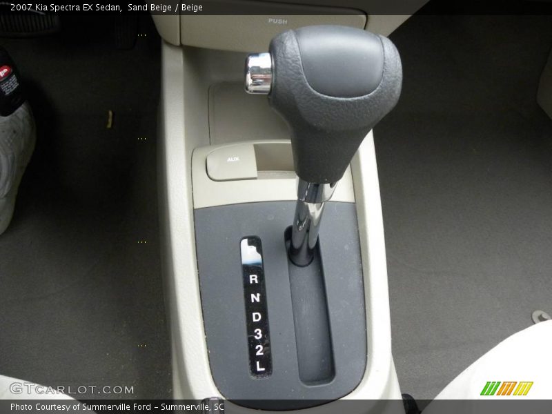 Sand Beige / Beige 2007 Kia Spectra EX Sedan