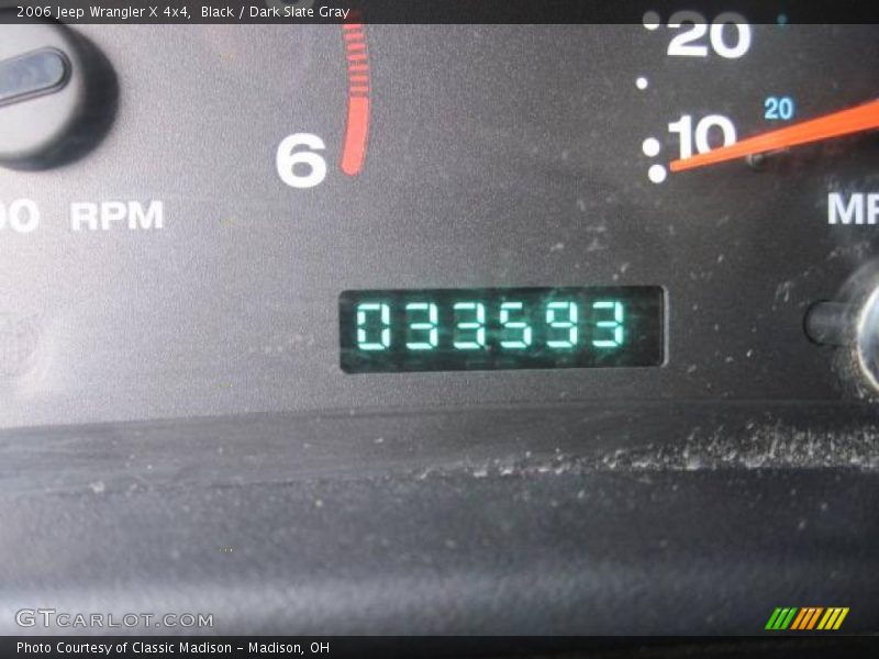 Black / Dark Slate Gray 2006 Jeep Wrangler X 4x4