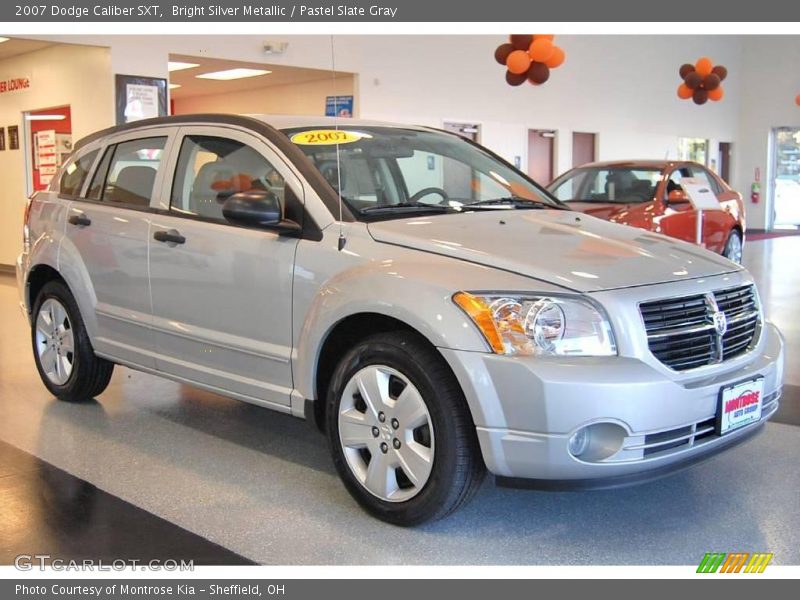 Bright Silver Metallic / Pastel Slate Gray 2007 Dodge Caliber SXT