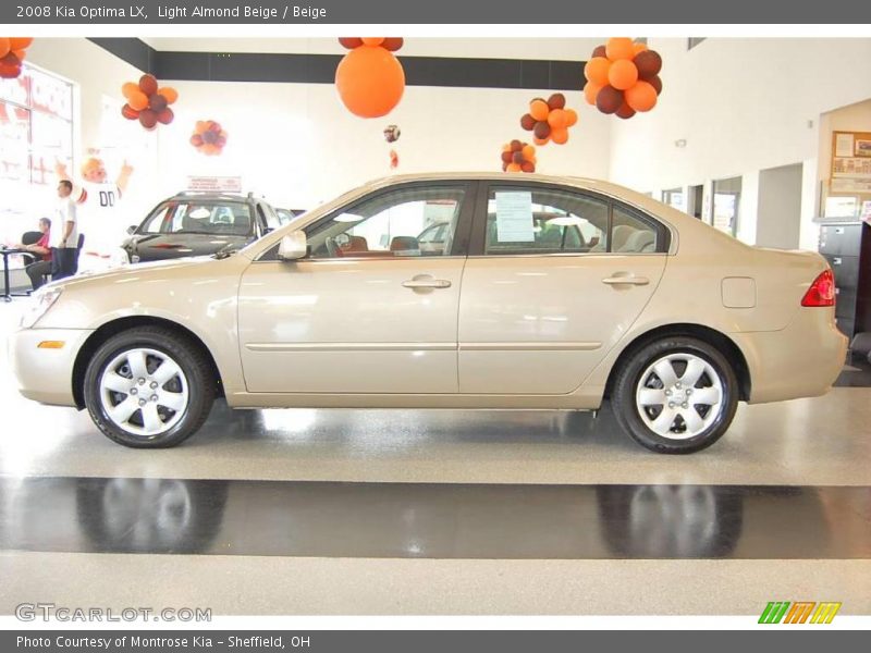 Light Almond Beige / Beige 2008 Kia Optima LX