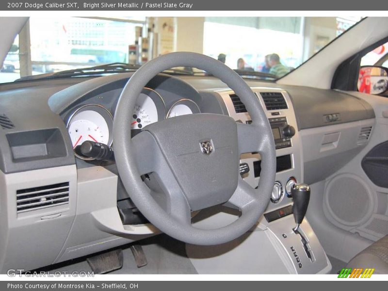 Bright Silver Metallic / Pastel Slate Gray 2007 Dodge Caliber SXT