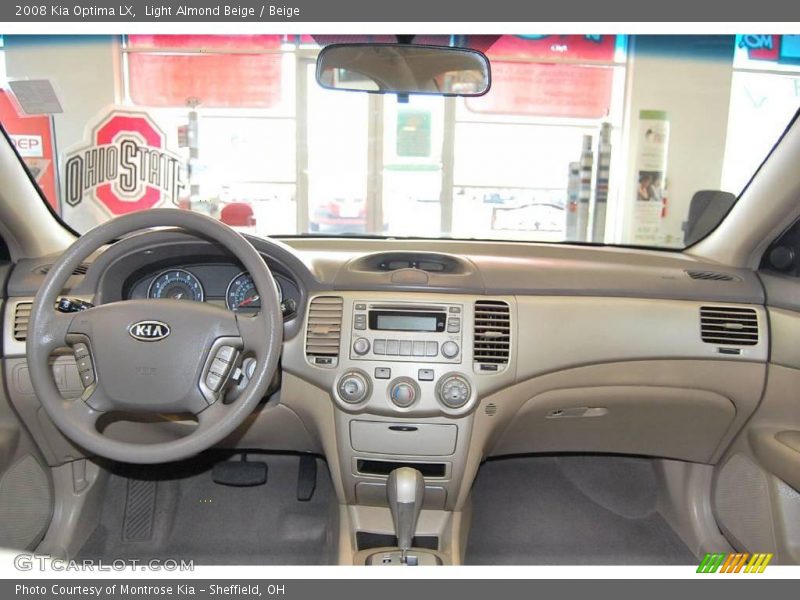 Light Almond Beige / Beige 2008 Kia Optima LX
