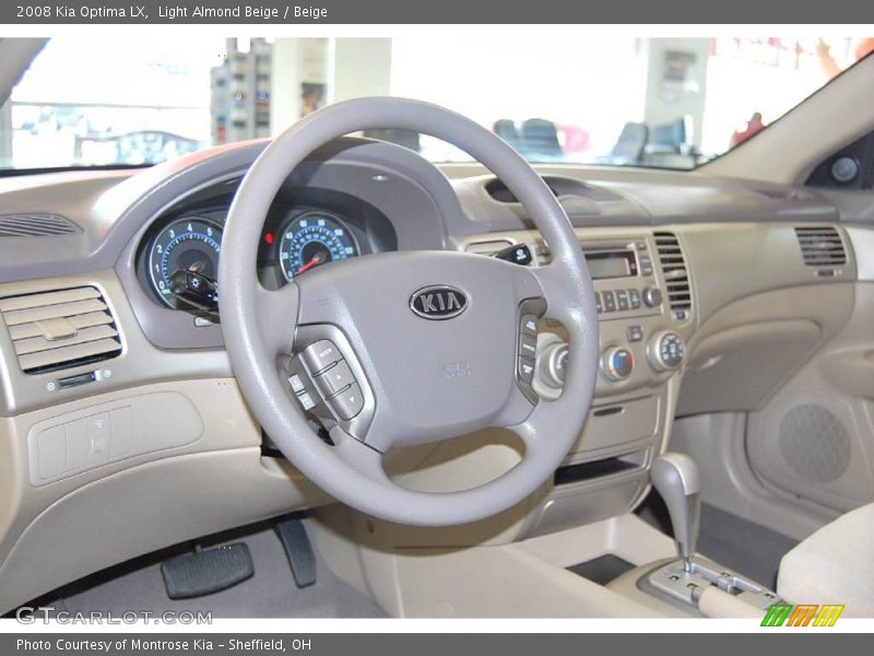 Light Almond Beige / Beige 2008 Kia Optima LX
