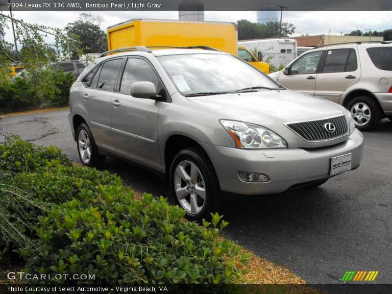Bamboo Pearl / Light Gray 2004 Lexus RX 330 AWD
