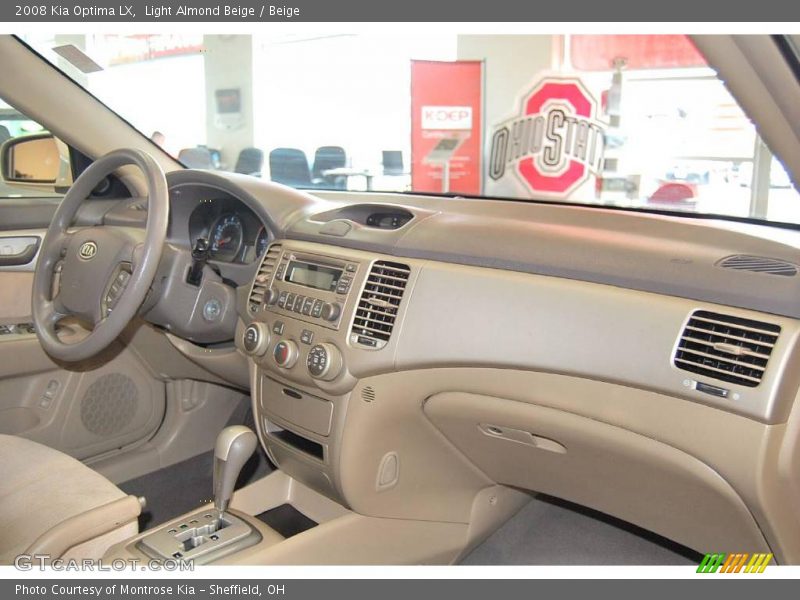 Light Almond Beige / Beige 2008 Kia Optima LX