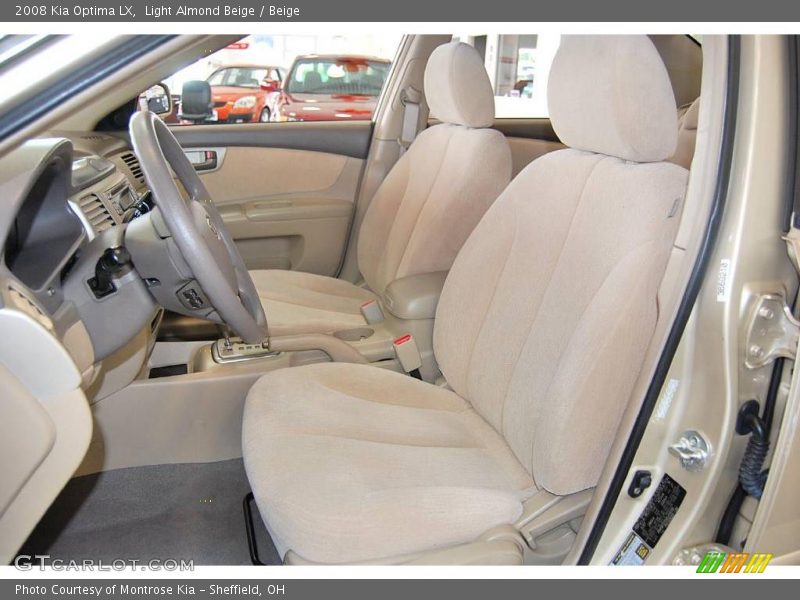 Light Almond Beige / Beige 2008 Kia Optima LX