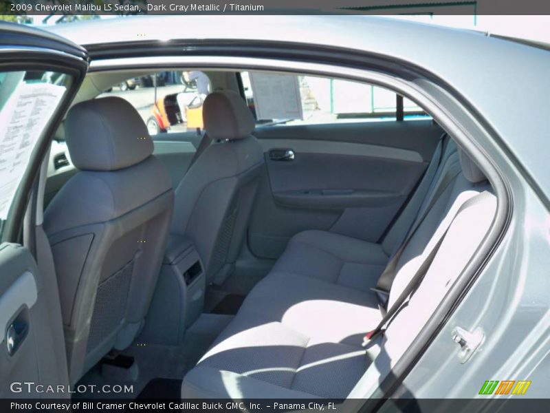Dark Gray Metallic / Titanium 2009 Chevrolet Malibu LS Sedan