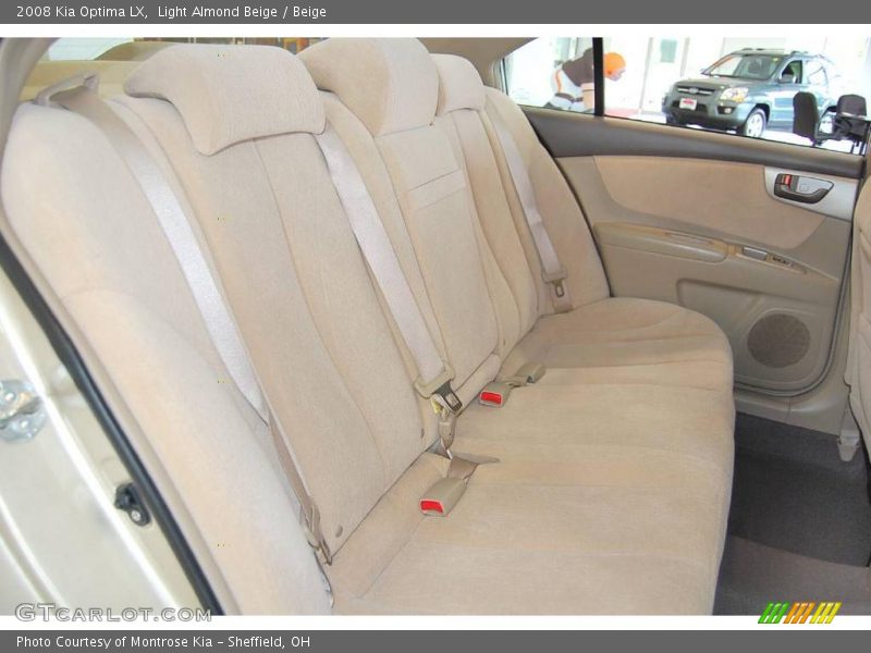 Light Almond Beige / Beige 2008 Kia Optima LX