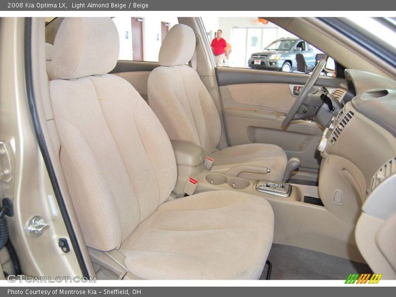 Light Almond Beige / Beige 2008 Kia Optima LX