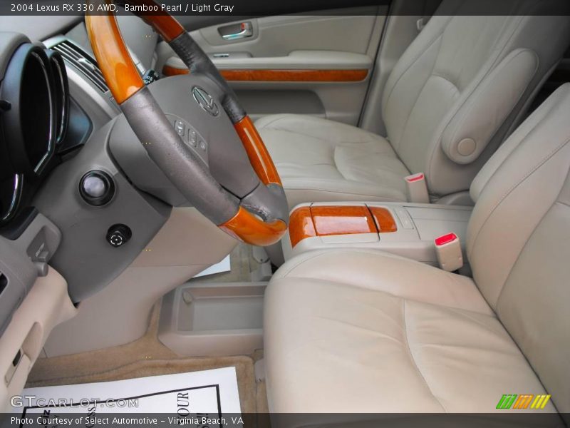 Bamboo Pearl / Light Gray 2004 Lexus RX 330 AWD