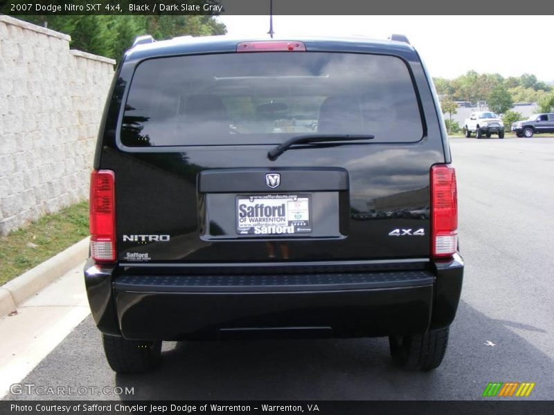 Black / Dark Slate Gray 2007 Dodge Nitro SXT 4x4