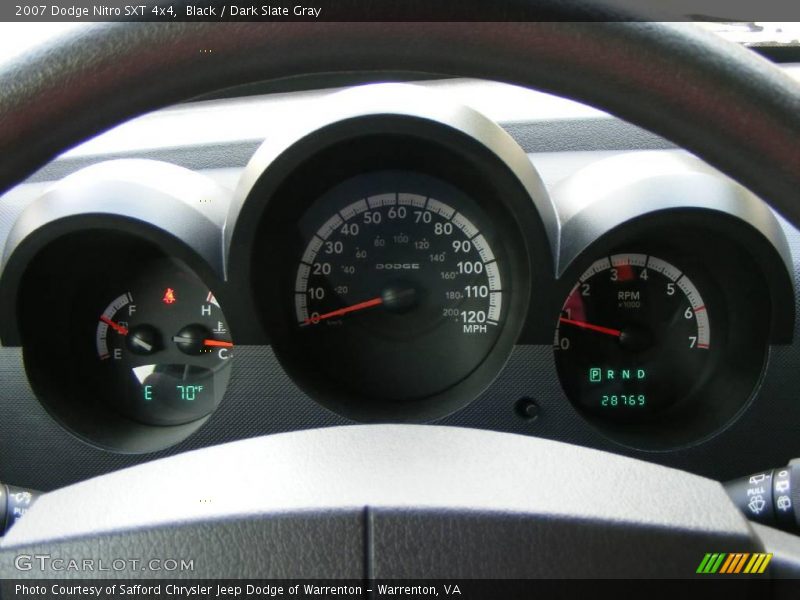 Black / Dark Slate Gray 2007 Dodge Nitro SXT 4x4