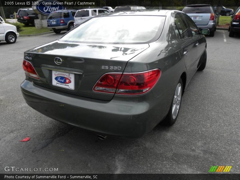 Oasis Green Pearl / Cashmere 2005 Lexus ES 330