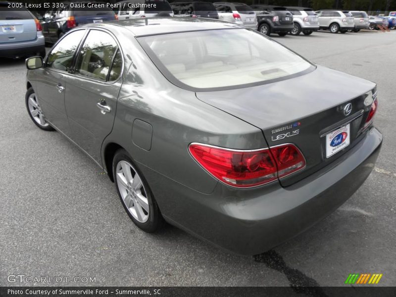 Oasis Green Pearl / Cashmere 2005 Lexus ES 330