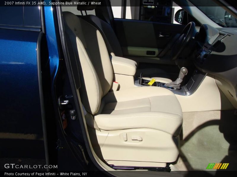Sapphire Blue Metallic / Wheat 2007 Infiniti FX 35 AWD