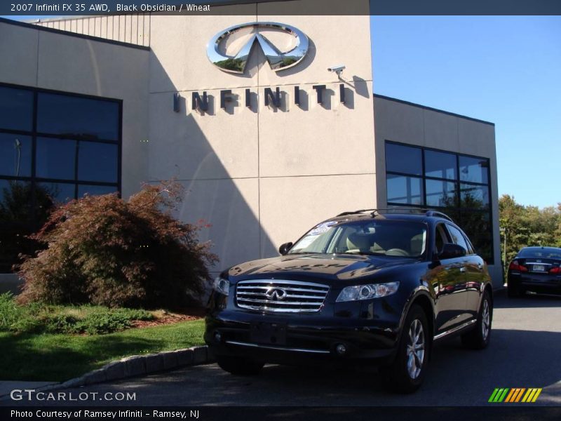 Black Obsidian / Wheat 2007 Infiniti FX 35 AWD