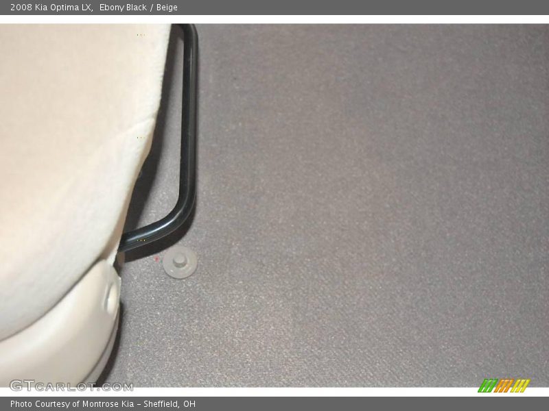 Ebony Black / Beige 2008 Kia Optima LX