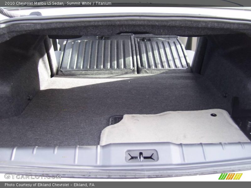Summit White / Titanium 2010 Chevrolet Malibu LS Sedan