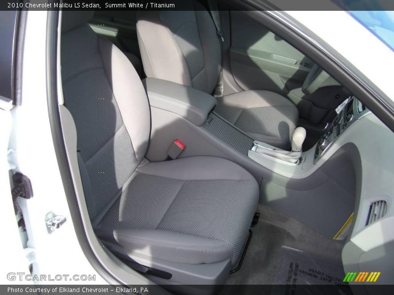 Summit White / Titanium 2010 Chevrolet Malibu LS Sedan