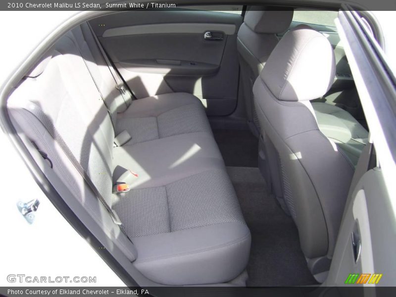 Summit White / Titanium 2010 Chevrolet Malibu LS Sedan