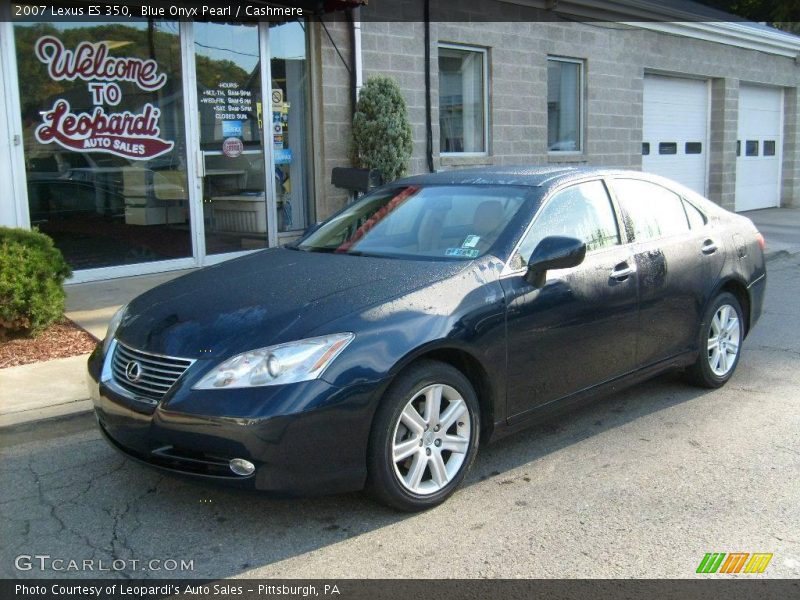 Blue Onyx Pearl / Cashmere 2007 Lexus ES 350