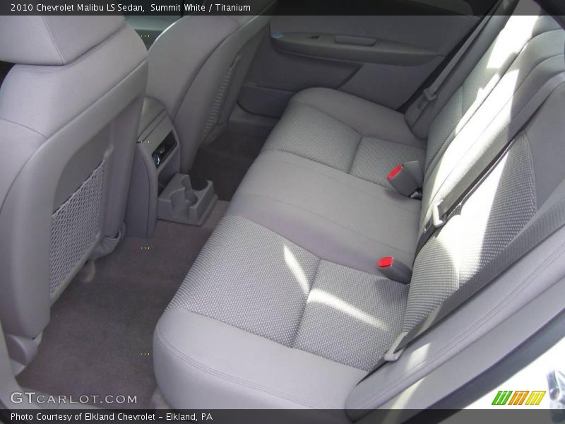Summit White / Titanium 2010 Chevrolet Malibu LS Sedan