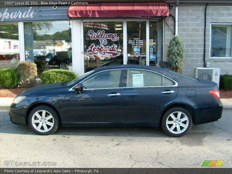 Blue Onyx Pearl / Cashmere 2007 Lexus ES 350