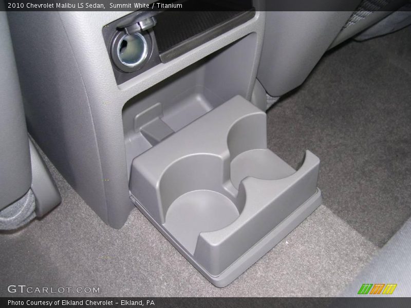 Summit White / Titanium 2010 Chevrolet Malibu LS Sedan