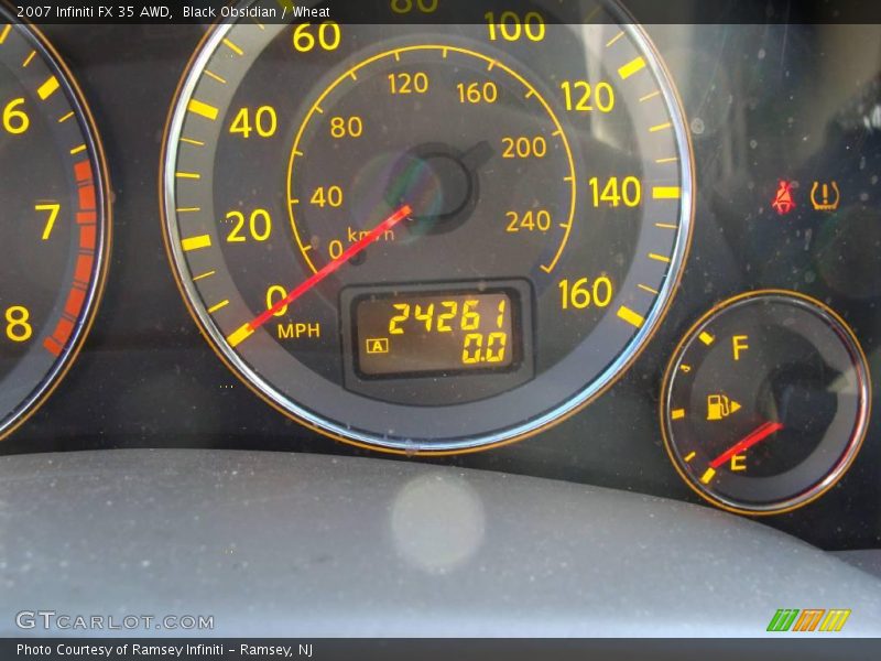 Black Obsidian / Wheat 2007 Infiniti FX 35 AWD