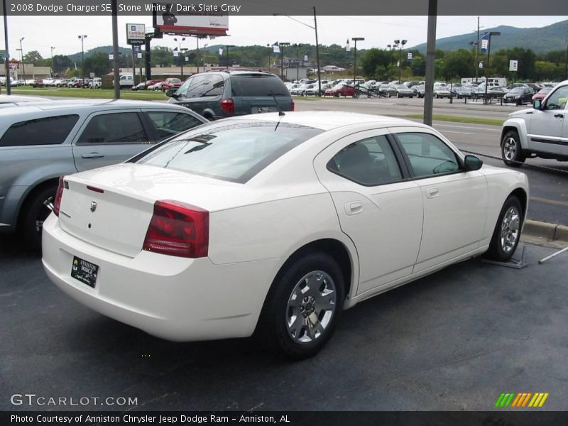 Stone White / Dark Slate Gray 2008 Dodge Charger SE