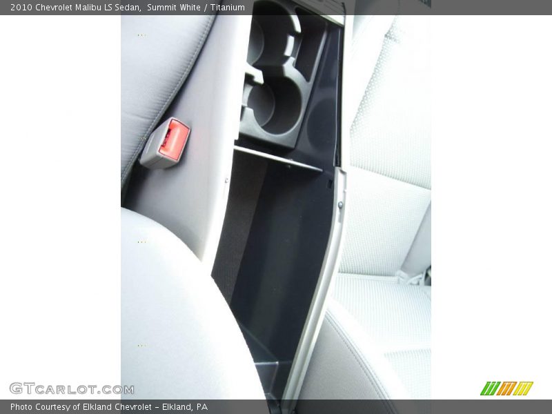 Summit White / Titanium 2010 Chevrolet Malibu LS Sedan